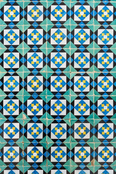 Detalle Azulejos Esmaltados Portugueses — Foto de Stock