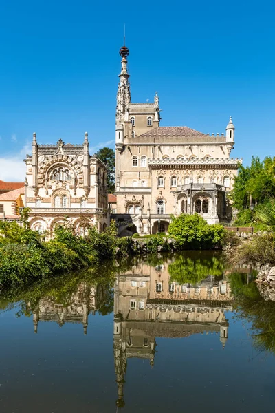 Luso Portugal Circa August 2020 Uitzicht Het Paleis Van Bucaco — Stockfoto