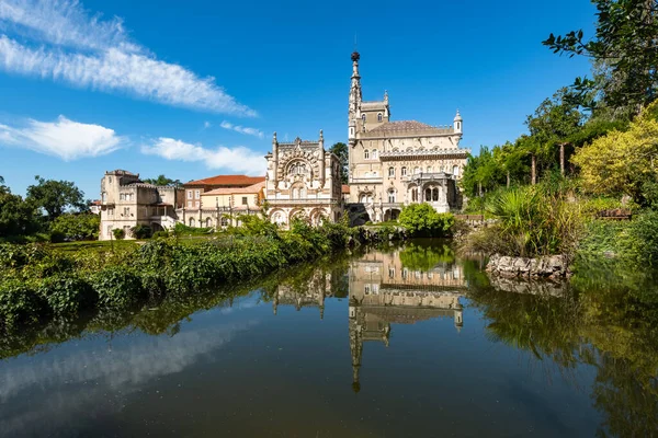 Luso Portugal Circa August 2020 Utsikt Över Bucacos Slott Med — Stockfoto