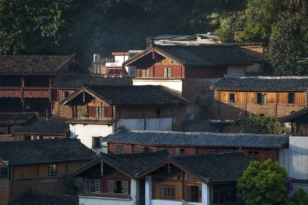 Traditional Villages Green Mountain — Stock Photo, Image