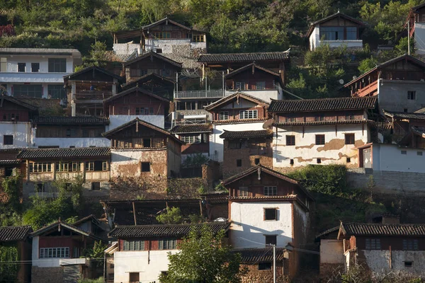 Villaggi Tradizionali Nella Montagna Verde — Foto Stock