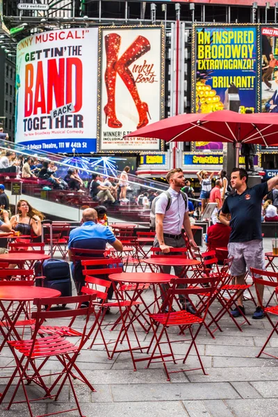 New York City July 2018 View World Famous Times Square — Stock Photo, Image