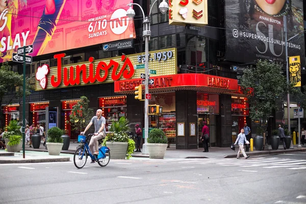 New York City July 2018 View Times Square Manhattan Famous — Stock Photo, Image