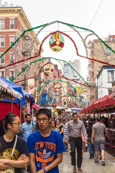 New York City September 2017 View Annual Feast San Gennaro — Stock Photo, Image