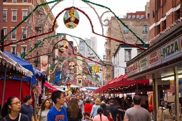 New York City September 2017 View Annual Feast San Gennaro — Stock Photo, Image