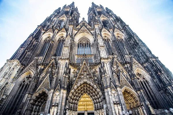 Catedral Gótica Histórica Colônia Alemanha — Fotografia de Stock