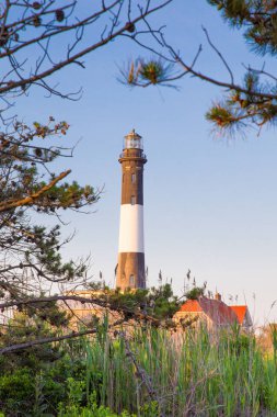 Long Island Ny üzerinde ateş Adası feneri
