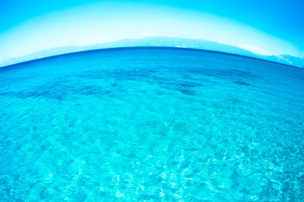 Красивая Вода Горизонт Озера Тахо Кривизной Земли — стоковое фото
