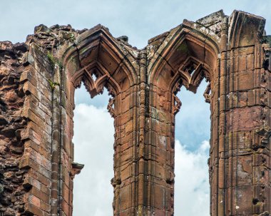 Kenilworth Castle İngiltere'den Ortaçağ kale mimari detaylar