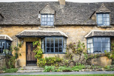 Geleneksel ev mimarisinin örnekten Cotswolds İngiltere'de