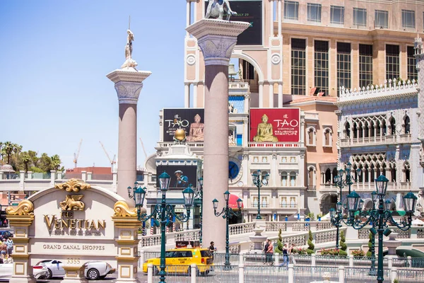 Las Vegas Nevada May 2018 Street View Venetian Resort Hotel — Stock Photo, Image
