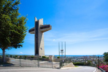 Cerro del Vigia Ponce Porto Riko görünümü, Watchman Kulesi haç 