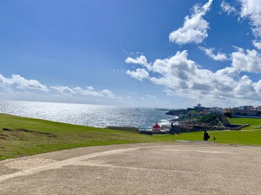 Castillo San Felipe del Morro'nun görünümü, Eski San Juan Porto Riko'da El Morro olarak da bilinir