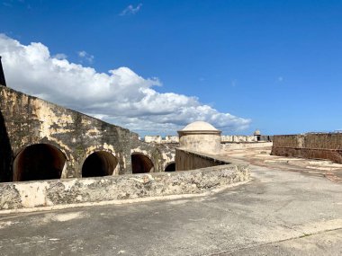 Castillo San Felipe del Morro'nun görünümü, Eski San Juan Porto Riko'da El Morro olarak da bilinir