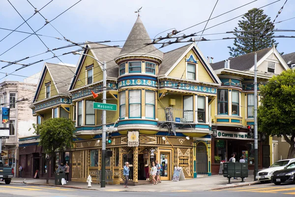 San Francisco California Julio 2016 Escena Callejera Haight Ashbury San — Foto de Stock