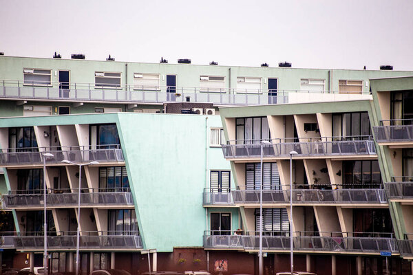 Apartment building with Generic architecture.