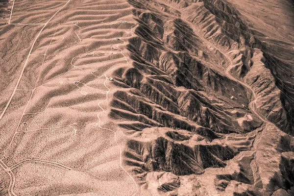 Forma Terrestre Aérea Sobre Desierto Mojave Nevada —  Fotos de Stock