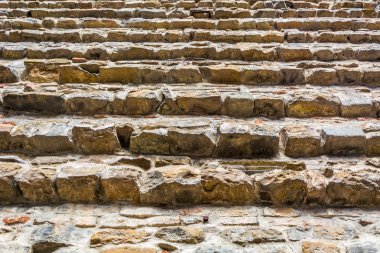 Antik kirli taş duvar