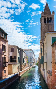  Venedik kanalının manzara manzarası