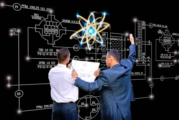 Engineering Designing Pure Energy — Stock Photo, Image