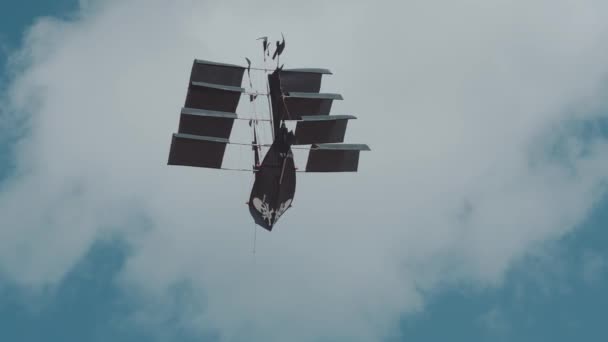 Flygfoto Över Vulkaniska Steniga Landskap Bali Antenn Drönare Över Vulkaniska — Stockvideo