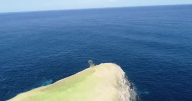 Küçük ada, Bukit Asah, yeni turistik tropikal hava görünümünü ada Bali, Endonezya