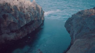 Angel'ın Billabong beach, doğal havuzun Adası Nusa Penida, Endonezya