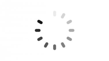 Daire simgesi beyaz arka planda - animasyon yükleniyor