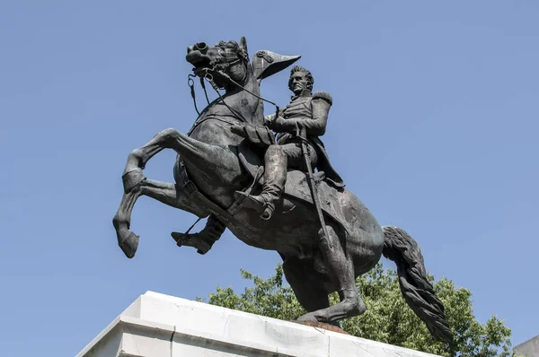 Кінна Статуя Президента Сша Ендрю Джексона Стокове Зображення