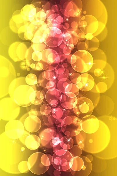 Yellow Lilac Defocused Bokeh Pattern Wallpaper Abstract Blurred Background — Stock Photo, Image