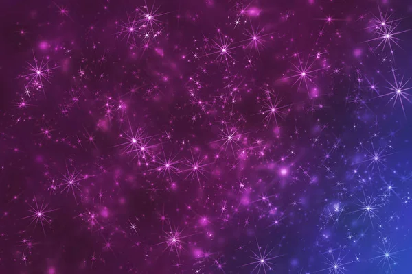 Purple Space Stars Constellation Defocused Pattern Wallpaper Abstract Blurred Background — Stock Photo, Image