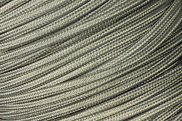 Flexibel Metall Slang Tas Närbild Lämplig Som Industriell Bakgrund — Stockfoto
