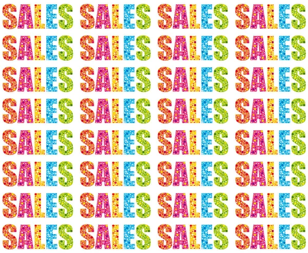 Veelkleurige Summer Sales Wallpaper Nieuwsbrief Achtergrond — Stockfoto