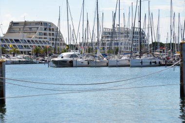 Grau-du-roi. Port Camargue 'de. Güney Fransa.