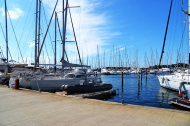 Grau-du-roi. Port Camargue 'de. Güney Fransa.