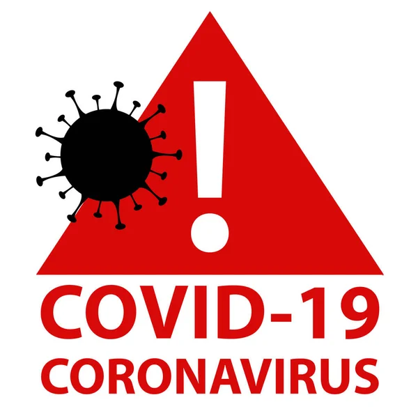 Covid Coronavirus Daerah Terinfeksi Panel Zona Akses Perhatian Merah Dengan — Stok Foto
