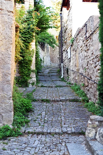 Vaison Romaine Ünlü Ortaçağ Şehri Turistik Bir Yer Güney Fransa — Stok fotoğraf