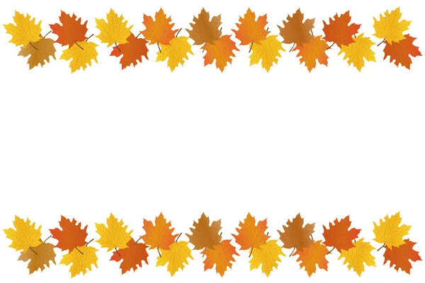 Herfst Achtergrond Marketing Halloween Dankzegging Vector Kader Banners — Stockvector