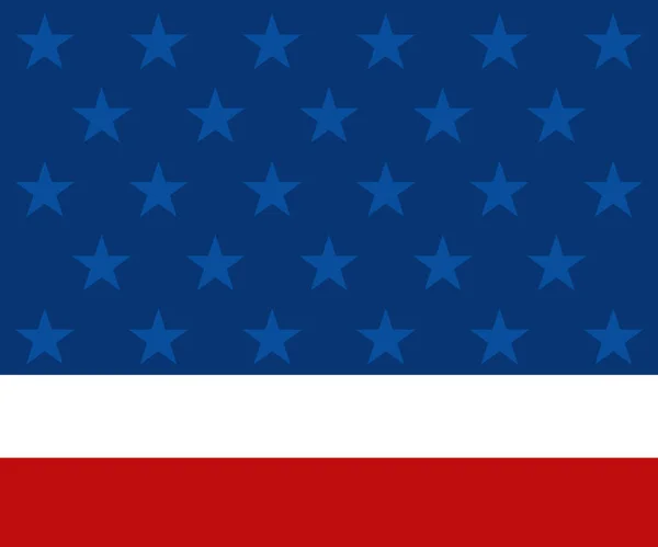 Hermosas Estrellas Rayas Fondo Vector Bandera Americana — Vector de stock