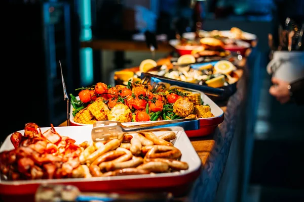 Breakfast Buffet Concept, Breakfast Time in Luxury Hotel, Brunch