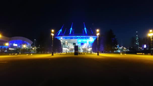 21 FIFA Dünya Kupası 2018. Stadyum Zenit Arena Spb — Stok video