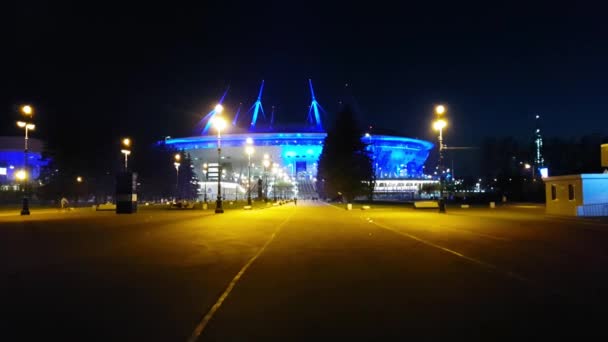 21. Fifa world Cup 2018. Stadion Zenit Arena Spb — Stock videók