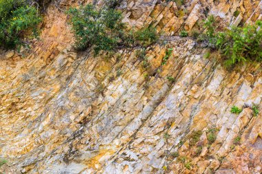 Taş dokusu. Kaya oluşumu dağ İspanya