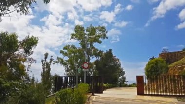 San Juan dağ kalesinin Kulesi. İspanya, Blanes