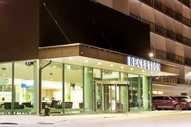 Noorus Spa Oteli Karlı Kış Narva-Joesuu Estonya