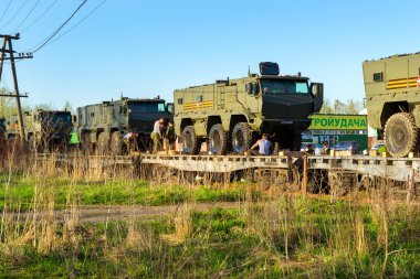 Rus askeri zırhlı araç tayfun-K ordusu silah