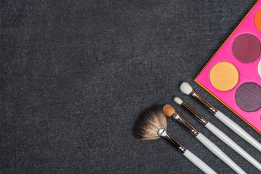 göz farı paleti fırçaları ile