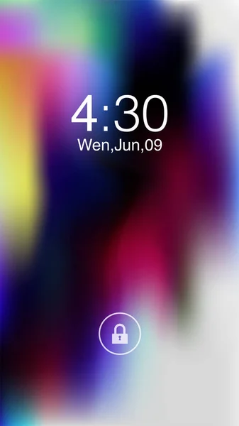 Fondo de pantalla móvil abstracto para Smartphone — Vector de stock