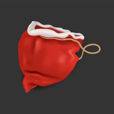 Noel Noel Baba çanta vektör çizim