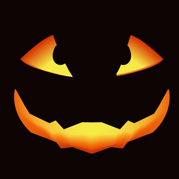 Calabaza de dibujos animados divertido Halloween — Vector de stock